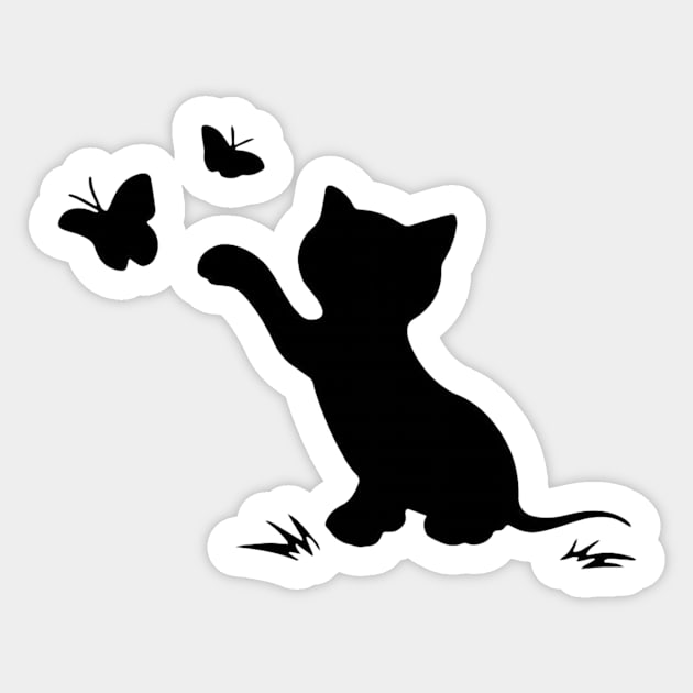 Cat professional Art Sticker by Tshirtstory